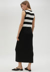 Lola Casademunt Two Tone Knit Dress, Black