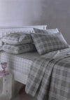 The Home Studio Quebec Thermal Brushed Flannelette Sheet Set, Grey