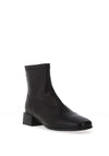 Loretta Vitale Leather Grain Boots, Black