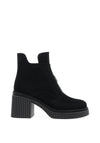Loretta Vitale Chunky Heeled Ankle Boots, Black