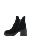 Loretta Vitale Chunky Heeled Ankle Boots, Black