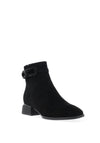 Loretta Vitale Beaded Ankle Boots, Black