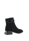 Loretta Vitale Beaded Ankle Boots, Black