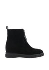 Loretta Vitale Zip Detail Ankle Boots, Black
