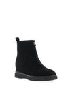 Loretta Vitale Zip Detail Ankle Boots, Black