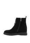 Loretta Vitale Zip Detail Ankle Boots, Black