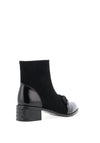 Loretta Vitale Beaded Detail Heeled Ankle Boots, Black