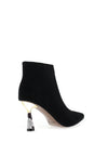 Loretta Vitale Suede Tapered Cone Heeled Boots, Black