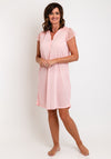 The Serafina Collection Lace Cap Sleeve Nightdress, Blush