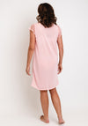 The Serafina Collection Lace Cap Sleeve Nightdress, Blush