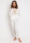 Serafina Collection Better Together Cosy Fleece Pyjamas, White