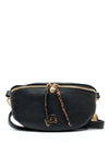 Zen Collection Tassel Small Pouch Crossbody Bag, Black