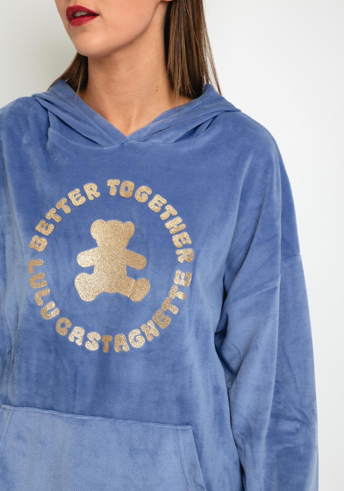 Serafina Collection Better Together Cosy Fleece Pyjamas, Lilac