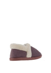 Lunar Slip On Memory Foam Ribbed Slippers, Lilac