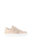 Lunar Xenon Quilted Platform Trainers, Rose Gold