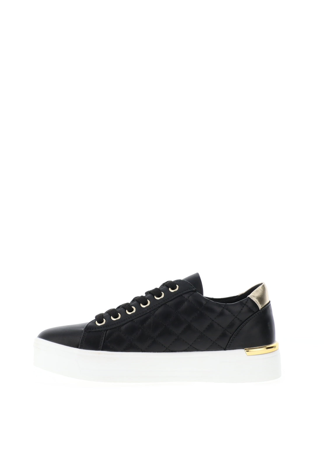 Lunar Xenon Quilted Platform Trainers, Black