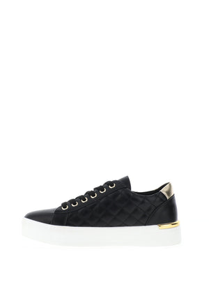 Lunar Xenon Quilted Platform Trainers, Black