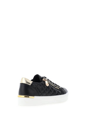 Lunar Xenon Quilted Platform Trainers, Black