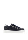 Lunar Xenon Quilted Platform Trainers, Navy