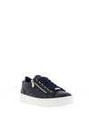 Lunar Xenon Quilted Platform Trainers, Navy