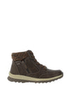Lunar Buttermere Waterproof Knit Cuff Lace up Boots, Taupe