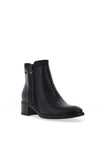 Lunar Chambers Faux Leather Ankle Boot, Navy