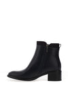Lunar Chambers Faux Leather Ankle Boot, Navy