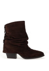 Lunar Monica Slouch Heel Boot, Brown
