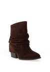 Lunar Monica Slouch Heel Boot, Brown