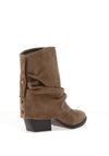Lunar Monica Slouch Heel Boot, Taupe