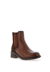 Lunar Simone Leopard Printed Ankle Boots, Tan