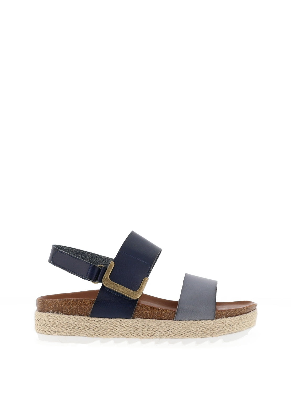 Lunar Deanna Espadrille Platform Sandals, Grey