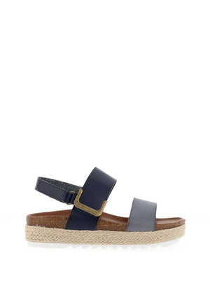 Lunar Deanna Espadrille Platform Sandals, Grey