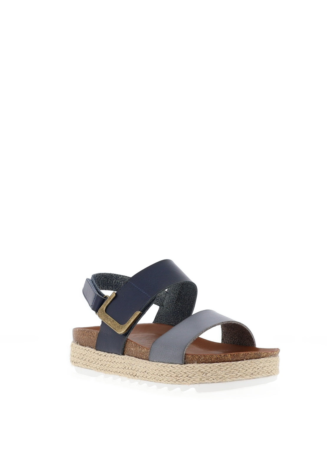 Lunar Deanna Espadrille Platform Sandals, Grey
