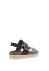 Lunar Deanna Espadrille Platform Sandals, Grey