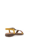 Lunar Ravello T-Bar Diamante Sandals, Yellow