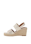 Lunar Rochester Espadrille Wedge Sandals, Beige