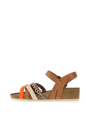 Lunar Selina Multi Strap Sandals, Camel