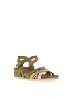 Lunar Selina Multi Strap Sandals, Green