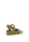 Lunar Selina Multi Strap Sandals, Green
