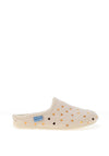 Lunar Cerys Faux Fur Heart Slippers, Beige