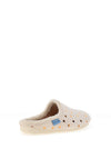 Lunar Cerys Faux Fur Heart Slippers, Beige