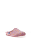 Lunar Cerys Faux Fur Heart Slippers, Pink