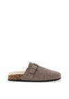 Lunar Fleece Lined Mule Slipper, Grey