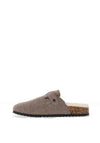 Lunar Fleece Lined Mule Slipper, Grey