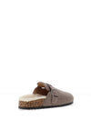 Lunar Fleece Lined Mule Slipper, Grey