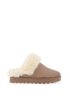 Lunar Nevis Faux Fur Lined Mules, Taupe