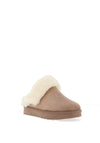 Lunar Nevis Faux Fur Lined Mules, Taupe