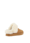 Lunar Nevis Faux Fur Lined Mules, Tan