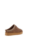 Lunar Selena Cheetah Printed Mule Slipper, Tan